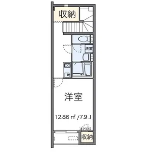 クレイノ西大寺【2階】の間取り