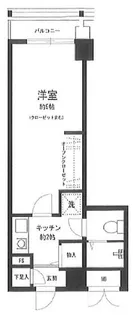 ライオンズマンション八丁堀第二【8階】の間取り