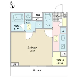 MSミネルヴァ【1階】の間取り