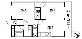 オダマンション【2階】の間取り