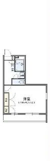 レオパレスWOOD中野【2階】の間取り