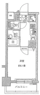 パレステュディオ小石川後楽園【4階】の間取り