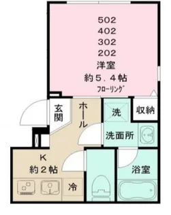 リベルテRS【5階】の間取り