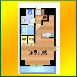 AZEST田無【2階】の間取り