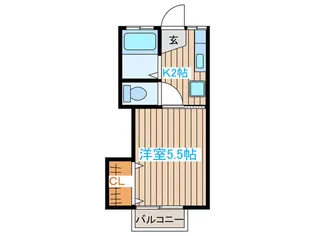 フォーオール七北田【1階】の間取り