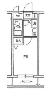 クレッセント中野富士見町【4階】の間取り