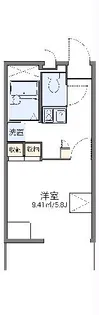 レオパレス春駒マンション【4階】の間取り