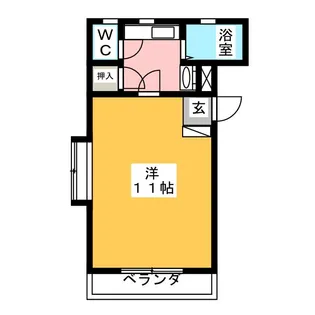 丸中マンション富士見台【3階】の間取り