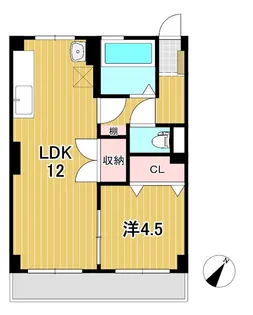 征矢マンション【3階】の間取り