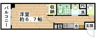 IF俊徳道【5階】の間取り