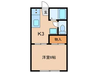 フォーブル加藤【2階】の間取り