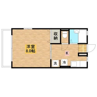 すみれハイツ【1階】の間取り
