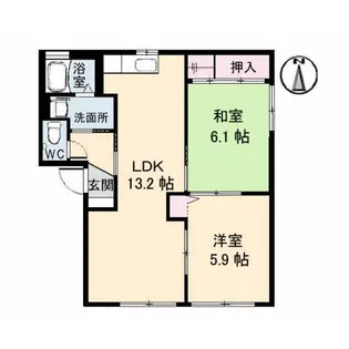 シャーメゾンラヴィ【2階】の間取り