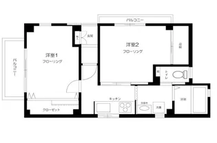ケンブリッジハウス【1階】の間取り