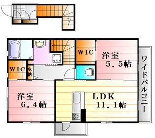 シャーメゾン真彩 N50【2階】の間取り