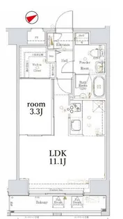 Log浅草【2階】の間取り