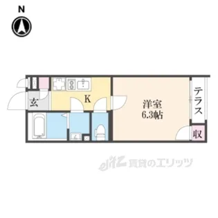 クレイノセカンドユーアイ【2階】の間取り