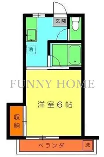 上保コーポ【2階】の間取り