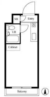 メゾン・ド・エルベット【1階】の間取り