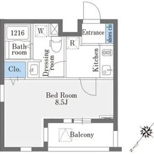 LaDouceur巣鴨East【3階】の間取り