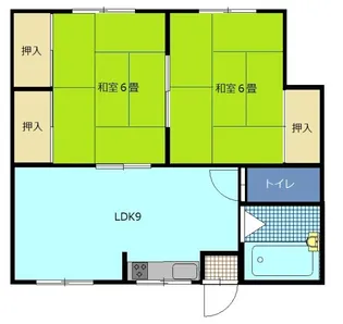 コーポ三豊【2階】の間取り