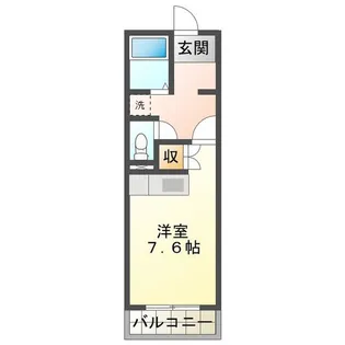 ダイアナポリス鳥居 I【1階】の間取り