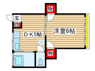 みど里荘【1階】の間取り