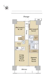 スターコート豊洲【18階】の間取り