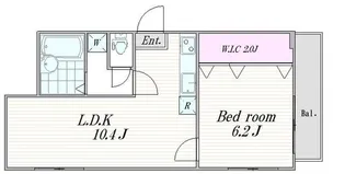 アスティー三軒茶屋【5階】の間取り