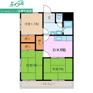 エムテック名張1番館【5階】の間取り