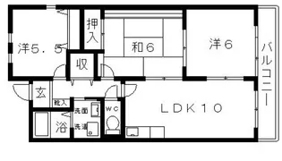エテルノ・フェンテ【3階】の間取り