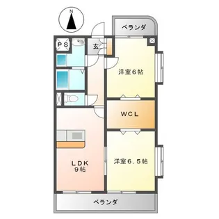 マジェスティ【1階】の間取り