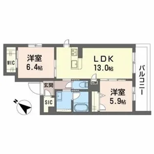 plaisir raffine【2階】の間取り