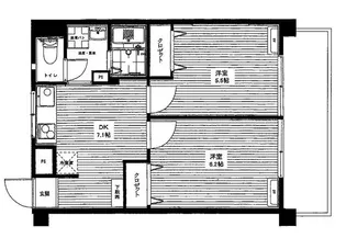 マンションはづき【4階】の間取り