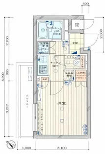 ルーブル豊玉伍番館【3階】の間取り