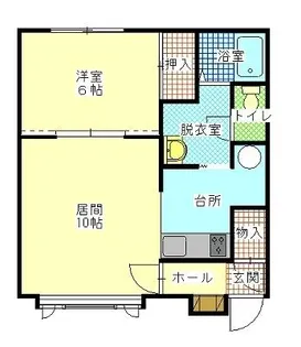 ラフプレイス【1階】の間取り