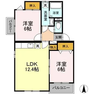 ピュアステージIII【3階】の間取り