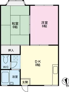 ガーデン欅【1階】の間取り