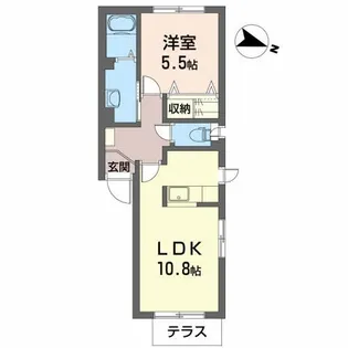ポラーレ【1階】の間取り