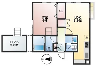 COCOL.POINT【2階】の間取り