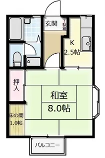 パークハイツ2【2階】の間取り