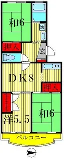 エクセルエステート吉田II【3階】の間取り