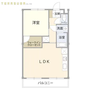 サントアリオ光町【1階】の間取り