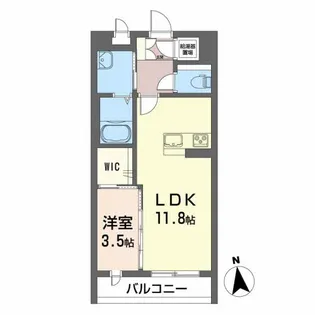 クレストI【3階】の間取り