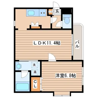 Cadogアイリス【2階】の間取り