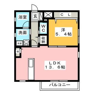ARPEGE(アルページュ)【3階】の間取り
