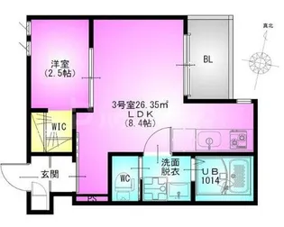 REGALEST千葉駅【1階】の間取り