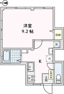 ブライトレジデンス仙川【1階】の間取り