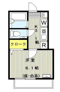 グランジュテ潮見【2階】の間取り