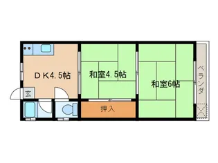 有元荘【2階】の間取り
